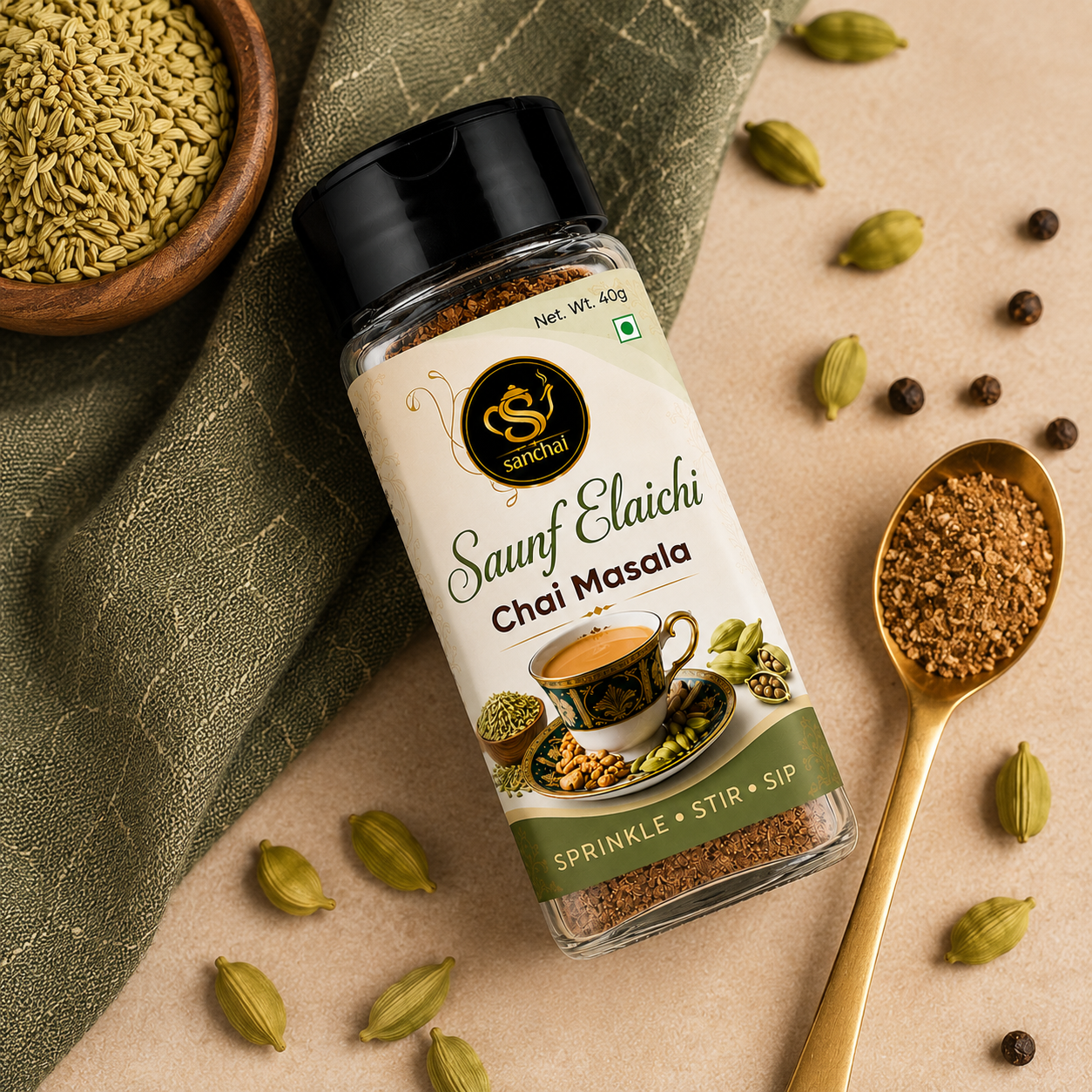 saunf elaichi chai masala