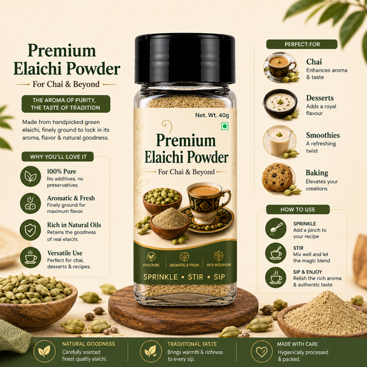 Premium Elaichi Powder (For Chai & Beyond)
