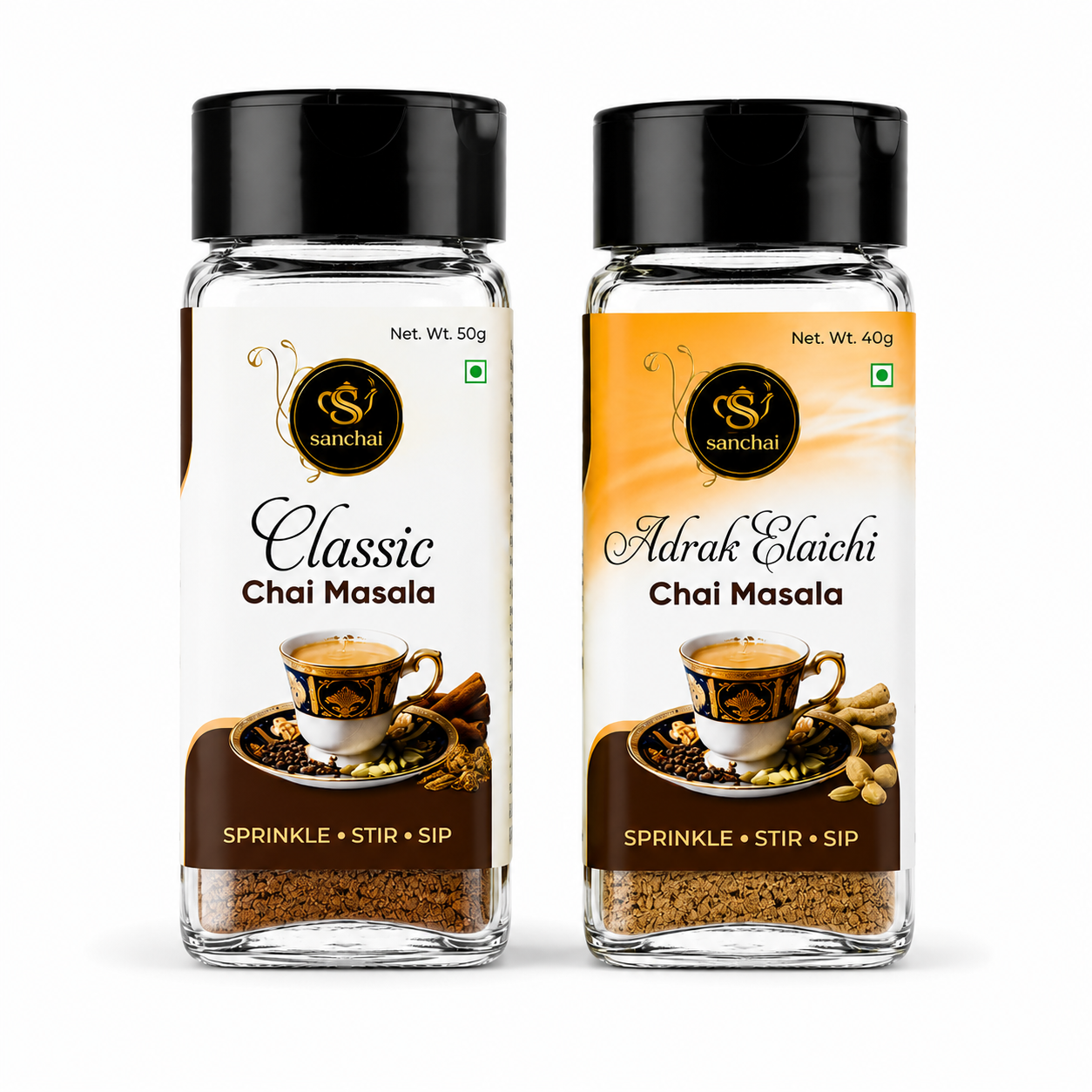 classic masala + adrak elaichi masala  combo