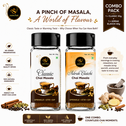Classic masala + Adrak Elaichi masala  Combo