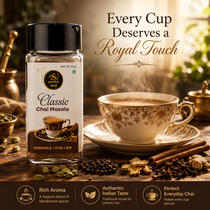 Classic Chai Masala 50g by The Sanchai – Premium Indian Tea Masala